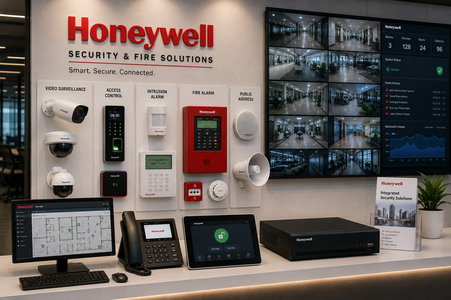 Honeywell security camera hardware